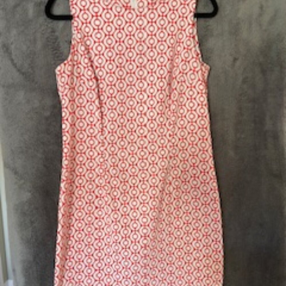 Alyx Limited Summer Red and White Print Dress